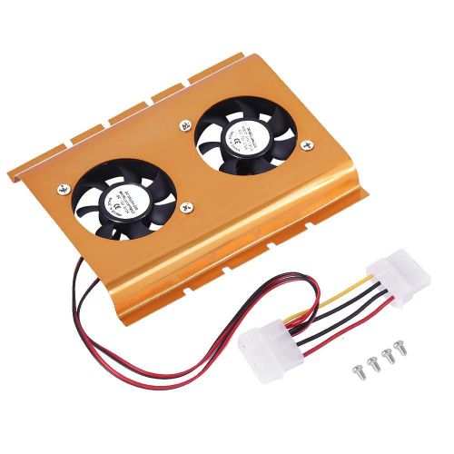 10.05CFM Refroidisseur de disque dur à dissipation thermique rapide pour HDD - Or