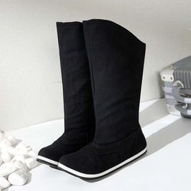 Hommes Femmes Bottes À Orteil Armé Chaussures De Photographie De Mode Résistantes À L'usure Pour La Photographie Noir,38