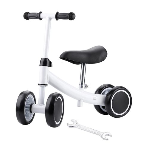 Équilibre Training Mini Vélo Scooter Trottinette Trottinettes Pour Bébé De 1-2 Ans (Blanc)