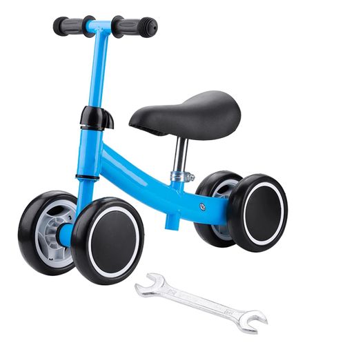 Équilibre Training Mini Vélo Scooter Trottinette Trottinette Trottinette Pour Bébé De 1-2 Ans (Bleu)
