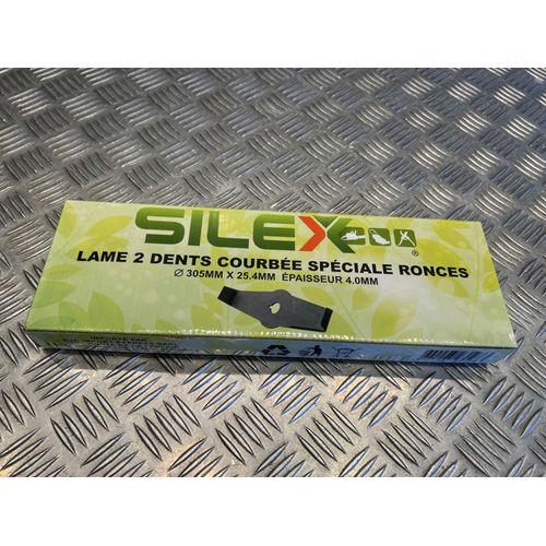 lame debroussailleuse ronce silex 2 dents diam 305mm alesage 25,4 mm epaisseur 4mm