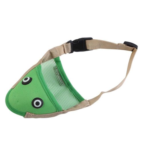 Muselière Pour Chien Anti Morsure Stop Empêcher Mâcher Aboiement Formation Sécurité Toilettage Masque Bouche Vert L