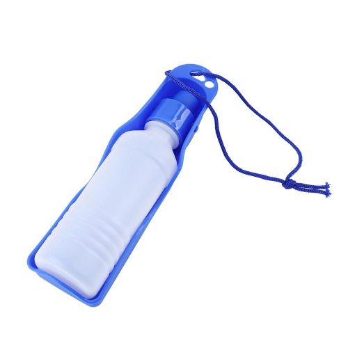 Love Pet Dog Voyage Bouteille D'eau Chiot Boire Fontaine D'alimentation Bouteille (250ml Bleu)
