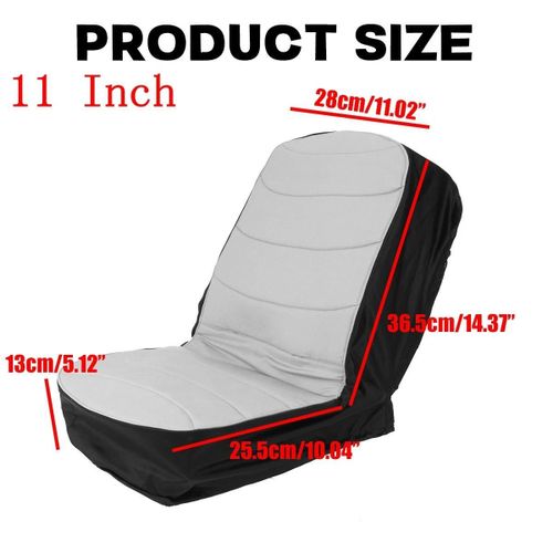 Housse de siège de tracteur portable Housse de protection de siège de tondeuse à gazon imperméable polyvalente Installation facile
