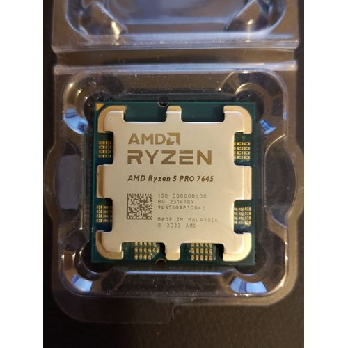 AMD Ryzen 5 Pro 7645 - 3.8 GHz - 6-core - 12 threads - 32 MB cache - Socket AM5 - OEM (AM5, 6?-Core), Processeur