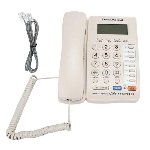 C199 Téléphone Fixe Bureau À Domicile Entreprise Kit De Téléphone Fixe Haut De Gamme