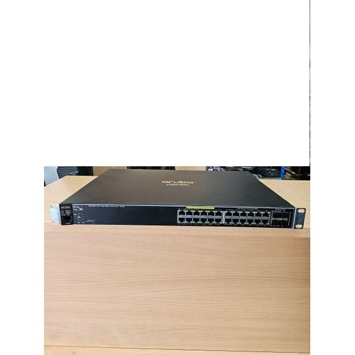 HPE Aruba 2530-24G-PoE+ - Commutateur - Géré - 24 x 10/100/1000 (PoE+) + 4 x Gigabit SFP - de bureau, Montable sur rack,