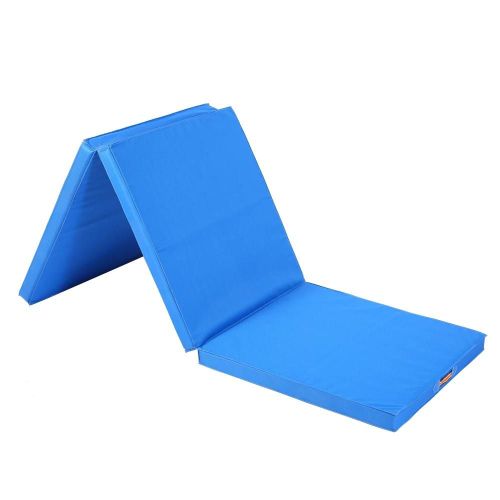 Panneau Pliant Épais Tapis De Gymnastique Exercice De Gymnastique Yoga Tri Mat Pad