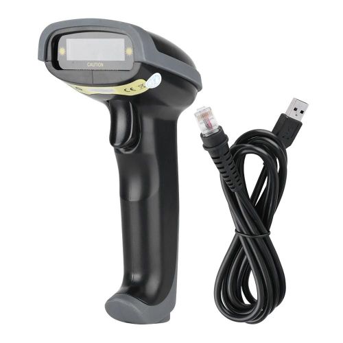Décodage 200 fois/seconde Lecteur de codes-barres Haute sensibilité Lecteur de codes-barres USB 2 millions de clics