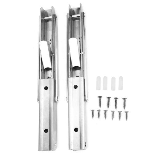 2pcs 10 Pouces Support De Table Pliante Triangle En Acier Inoxydable Support D'étagère Mural