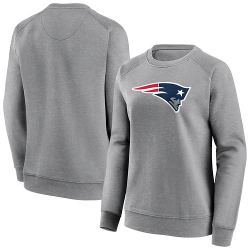 Sweat-Shirt Ras Du Cou À Logo Couleur Neutre Des Patriots De La New England - Femme