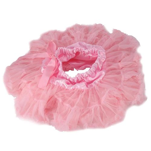 Mignon Bébé Filles Jupon Princesse Robe Tutu Jupes Fantaisie Ballet Party Dansewear(Rose M)