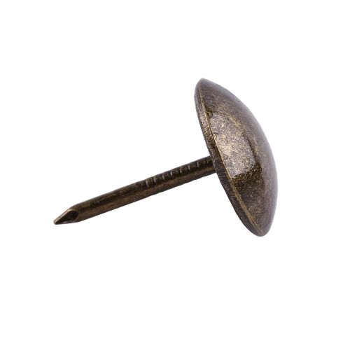 100pc Vintage Tapissier Clous Bronze Métal Tag Meubles Canapé Chaussure Porte Décoratif Tack Stud