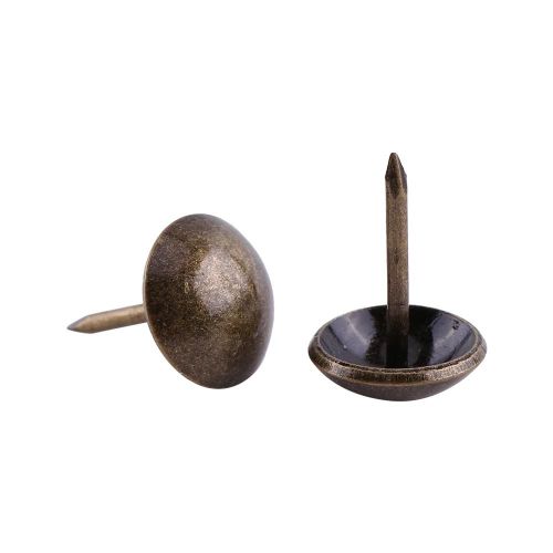 100pc Vintage Tapissier Clous Bronze Métal Tag Meubles Canapé Chaussure Porte Décoratif Tack Stud