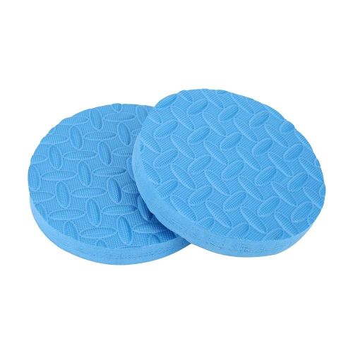 2pcs Yoga Workout Knee Elbow Training Pad Eva Foam Cushion Exercise Mats (Bleu)