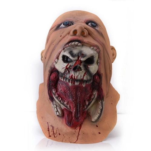 1pc Tête Complète Adulte Latex Effrayant Masque Facial Pour Halloween Costume Cosplay Fête