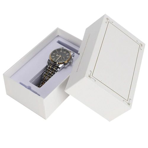 Olika Montre Homme Lumineux Étanche Casual Quartz Bracelet En Acier Inoxydable Montre Bracelet Homme Or Noir