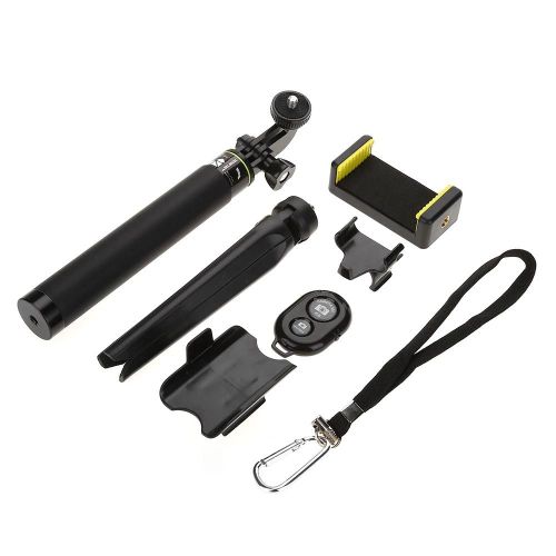 Télécommande portable trépied télescopique trépied selfie pour smartphone et appareil photo de sport