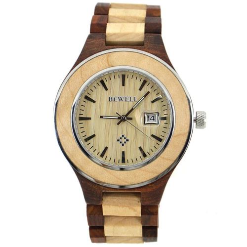 Mode Étanche Lover Montre Cadran Rond Analogique Loisir Affichage Quartz Montre-Bracelet Pour Bewell