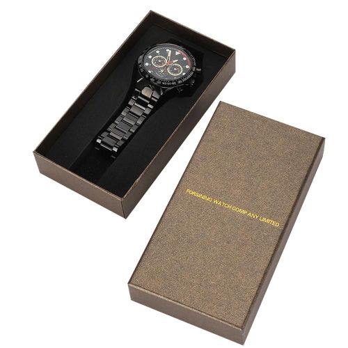 Hommes Montre Mécanique Automatique Étanche Bracelet En Acier Inoxydable Montre-Bracelet Homme