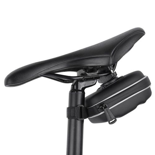 Sac De Tige De Selle De Vélo Noir Sous Le Siège Sacoche De Selle Queue Imperméable Pochette De Pack À Dégagement Rapide