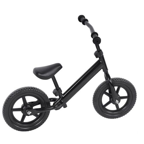 Roue De 12 Pouces En Acier Au Carbone Pour Enfants Vélo Sans Pédale Pour Enfants (Noir)
