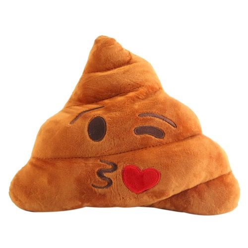 1pc Drôle Caca Forme Famille Emoticon Oreiller Bourré Peluche Jouet Coussin Doux Poupée #3kiss