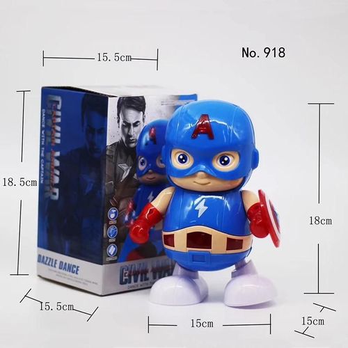 Robot Iron Man Dansant Électrique - Jouet Interactif Captain America Captain America