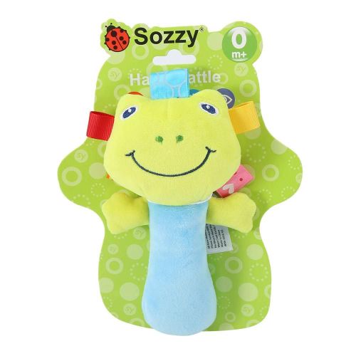 Mignon Bébé Hochets Doux En Peluche Dessin Animé Animal Clochettes Développement Musical Jouets (Grenouille)