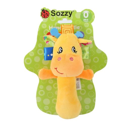 Mignon Bébé Hochets Doux En Peluche Dessin Animé Animal Cloches Musical Développement Jouets (Cerf)