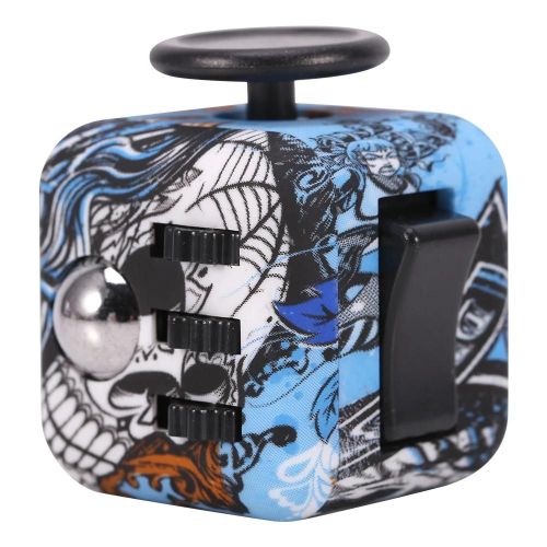 1Pc Camouflage Magique Fidget Puzzle Cube Stress Anxiété Soulager Jouet À Main Pour Enfants Adultes (#7)
