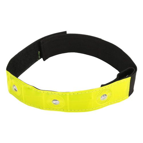 Led Brassard Course À Pied Cyclisme Jogging Sécurité Lumière Réfléchissante Poignet Cheville Bras Bandeau