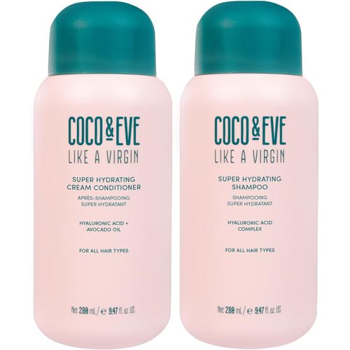 - Shampoo Et Après-Shampoing Ultra Hydratant Like A Virgin - Soin Capillaire Naturel/Sans Sulfates - À L'huile D'argan/De Noix De Coco/D'avocat - Pour Cheveux Secs/Abimés/Colorés (280 Ml)[H169] 