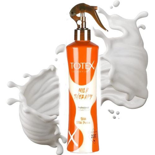 Spray Après-Shampooing 2 Phases Milk Therapy | Spray Conditionneur Sans Rinçage | Démêlant Pour Cheveux Secs Et Abîmés 400 Ml[H184] 