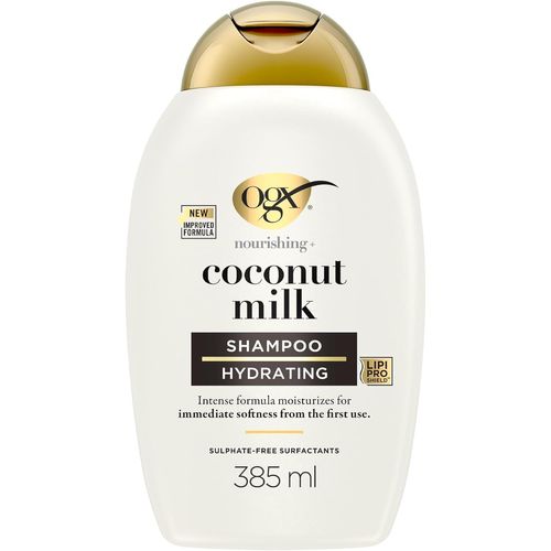 - Shampooing Nourrissant Lait De Coco (Flacon De 385 Ml) ¿ Soin Capillaire Hydratant Pour Cheveux Secs ¿ Shampoing Sans Sulfate Pour Une Douceur Immédiate[H30] 