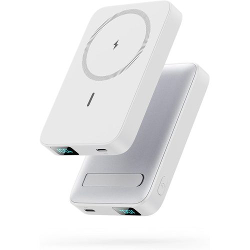 Batterie Externe Magnétique Sans Fil Pour Magsafe, 10800mah Usb C Power Bank Pd 22,5w Charge Rapide Chargeur Externe Portable Avec Support Pliable,Écran Lcd Pour Iphone 16/15/14/13[Shj41905190]