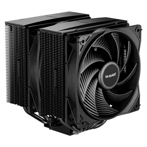 be quiet! Pure Rock Pro 3 - Refroidisseur de processeur - (pour : LGA1150, LGA1151, LGA1155, LGA1200, LGA1700, LGA1851, AM4, AM5) - base en cuivre et ailettes en aluminium nickelé - 120 mm - noir