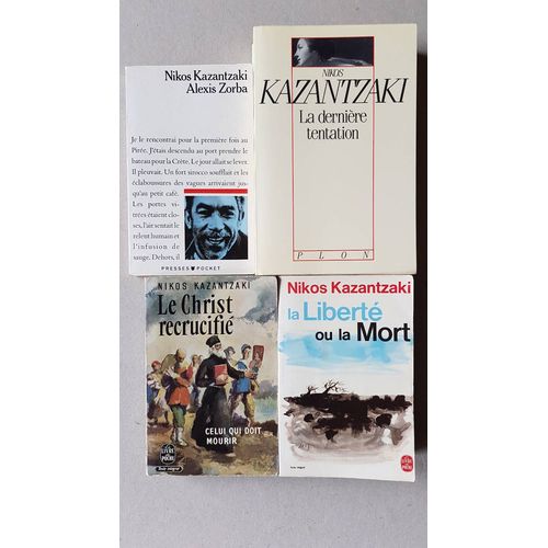 Nikos Kazantzaki - Lot De 4 Livres