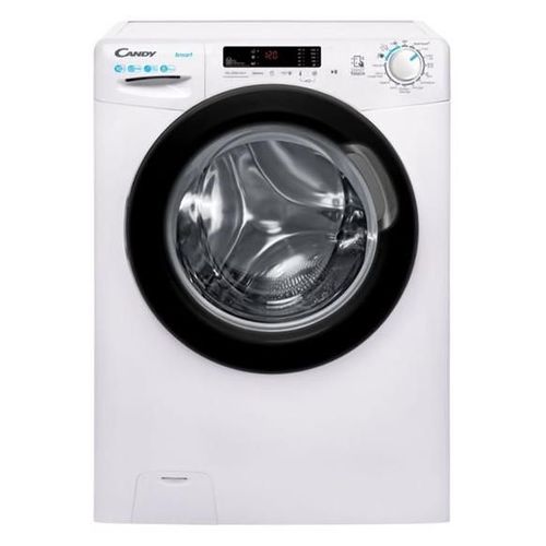 Machine à laver hublot Candy SMART CS12102DWB4/1-47 - largeur : 60 cm - profondeur : 58 cm - hauteur : 85 cm - 62 litres - 10 kg - 1200 tours/min - blanc