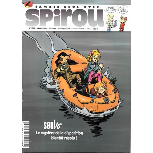 Spirou N° 3757 - La Vie En Slip [Poster Central] / Marc-Antoine Mathieu (Le Marsupilami) / Fabien Vehlmann (14/04/2010)