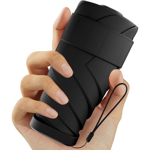Parapluie pliant de voyage MINI Coupe - vent,idéal pour tenir dans votre poche ou votre sac,parapluie portefeuille en tissu écologique,idéal pour les déplacements quotidiens,Garçons filles,cadeaux