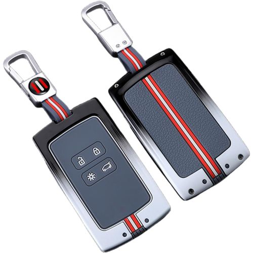 Coque De Clé De Voiture En Alliage De Zinc Pour Renault Koleos Kadjar Megane Talisman Captur Espace Clio 2016-2023 Dacia Duster 2023 4 Boutons