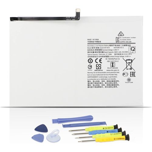Scud-Wt-N19 Tablet Batterie Pour Samsung Galaxy Tab A7 10.4 (2020) Sm-T500 Sm-T505 Sm-T500n Sm-T505n Sm-T503 Sm-T507 Sm-T507n Wifi Lte Cellular 10.4"" Replacement Battery With Tools 27.1wh 7040mah