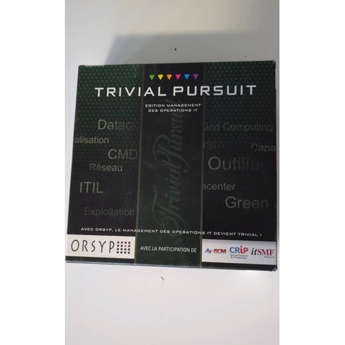 Trivial Pursuit Édition Management Des Opérations