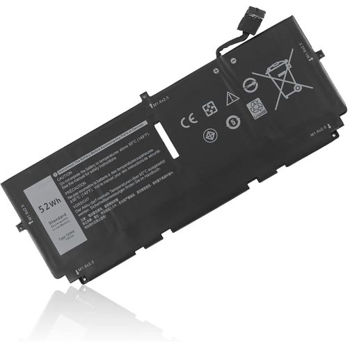 52Wh 722KK Laptop Batterie pour Dell XPS 13 9300 9310 9380(2020 Edition) P117G P117G002 P117G001 0WN0N0 WN0N0 02XXFW 2XXFW FP86V 2ICP4/60/80-2 7.6V 6800mAh 4-Cell Notebook Battery Replacement