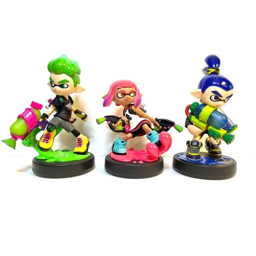 Lot De 3 Amiibos Splatoon "Inklings"