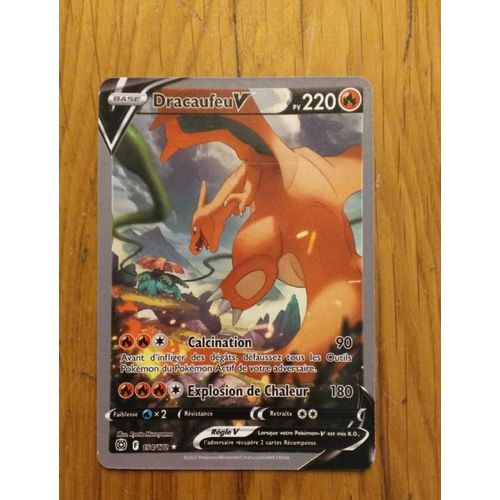 Carte Pokemon Dracaufeu V Alternative Série Star Étincelante