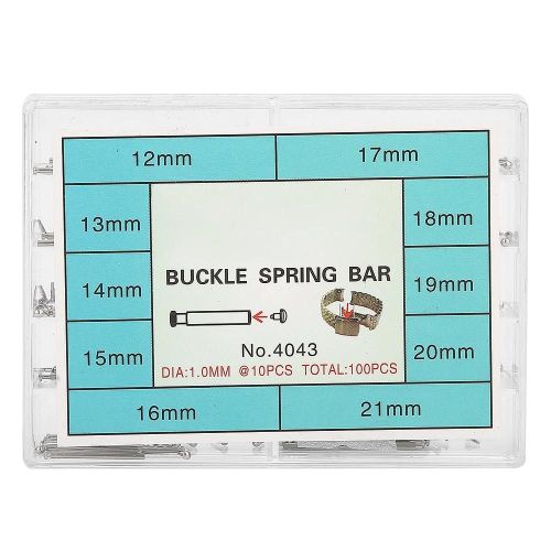 Bracelet De Montre En Métal Bracelet 12-21mm Ressort Bar Lien Connecteur Broches Kit D'accessoires