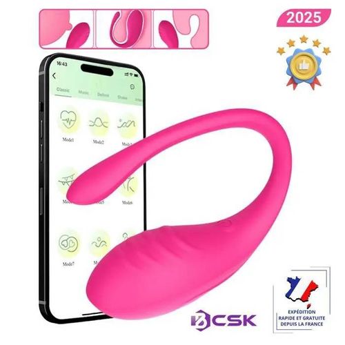 ?Uf Vibrant Connecté Téléphone, Télécommande Bluetooth, Sextoys Couple Plaisir Femme
