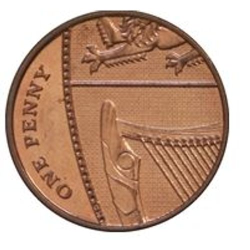 Pièce 1 Penny Royaume-Uni Elizabeth Il - 2012 Blason